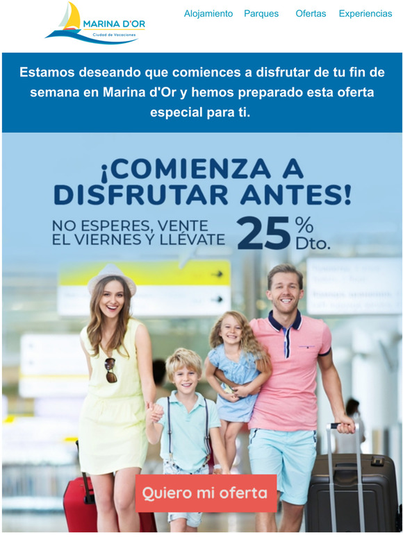 Anticipa tu entrada al viernes a un 25% dto