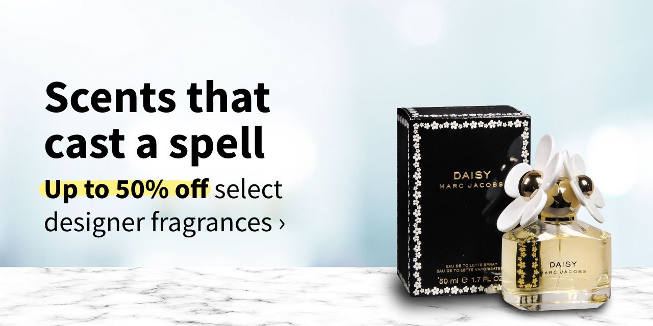 Scents that cast a spell. Up to 50% off select designer fragrances.