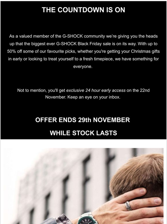 g shock black friday sale