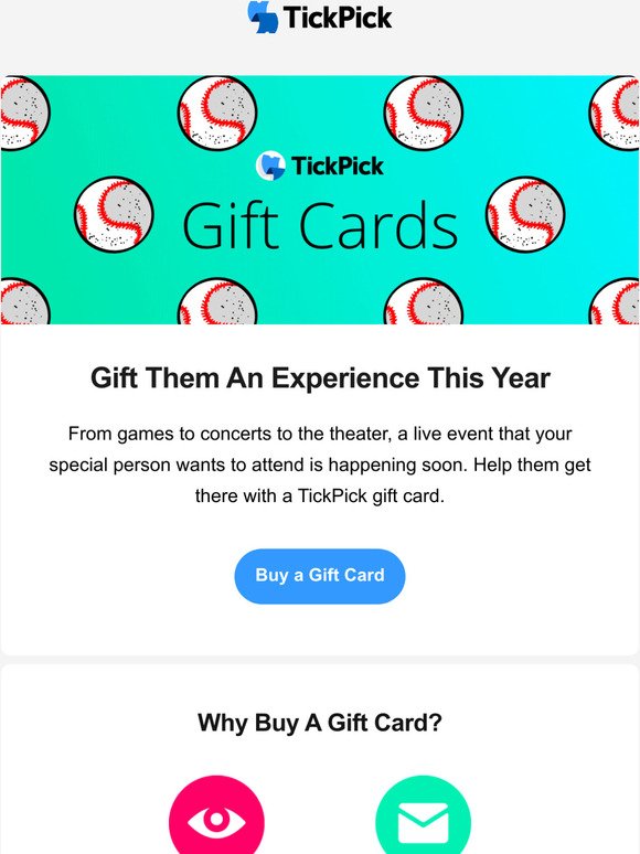 TickPick  Gift Cards