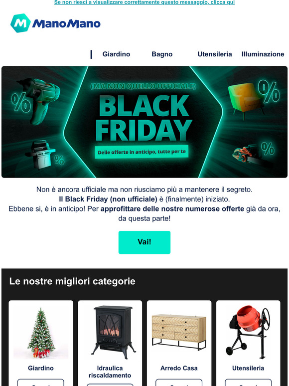 Il Black Friday (ma non quello ufficiale)