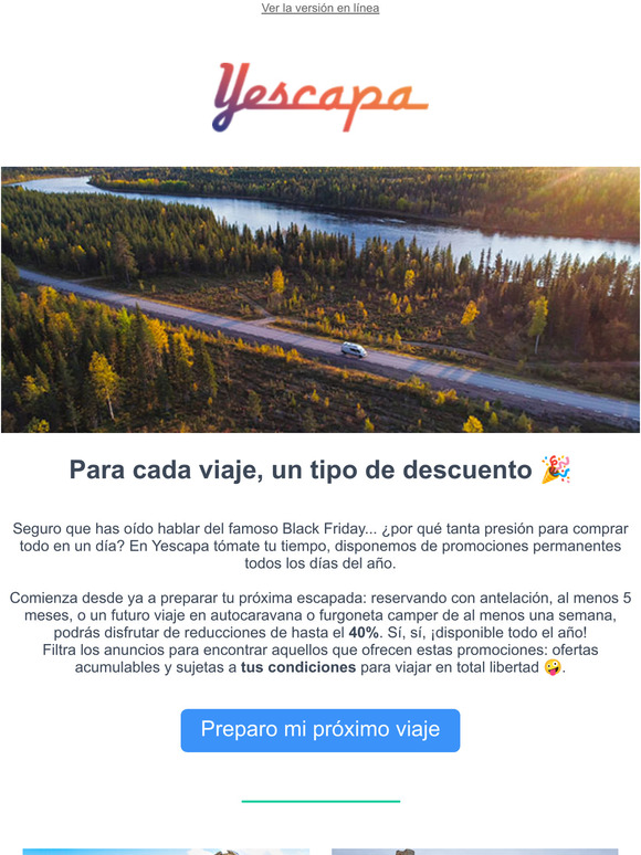 Buenas noticias: Nuestras promociones duran todo el ao!