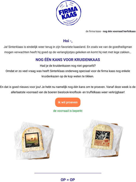 De Sint heeft wat lekkers meegenomen