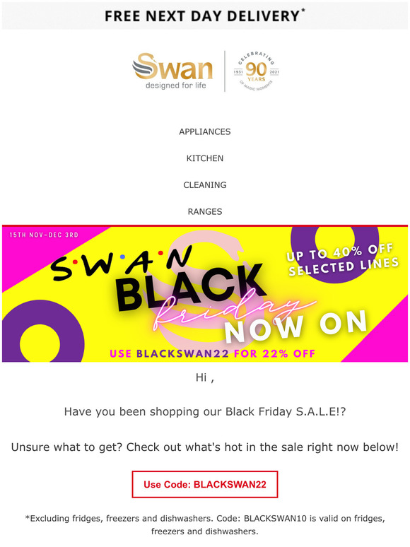 Swan Products Have you seen our bestsellers!? Milled