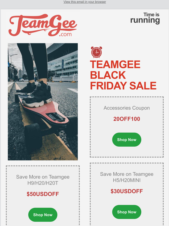 ACTION--Time is Running out to Save  Black Friday