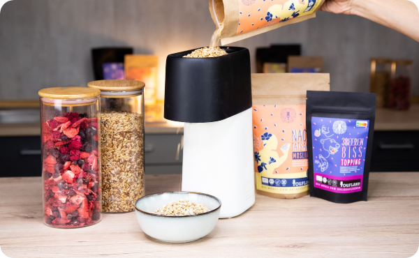 YouFlaker by W. Mock DIY Cereal Maker lets you make your own 100% fresh oat flakes & oatmeal