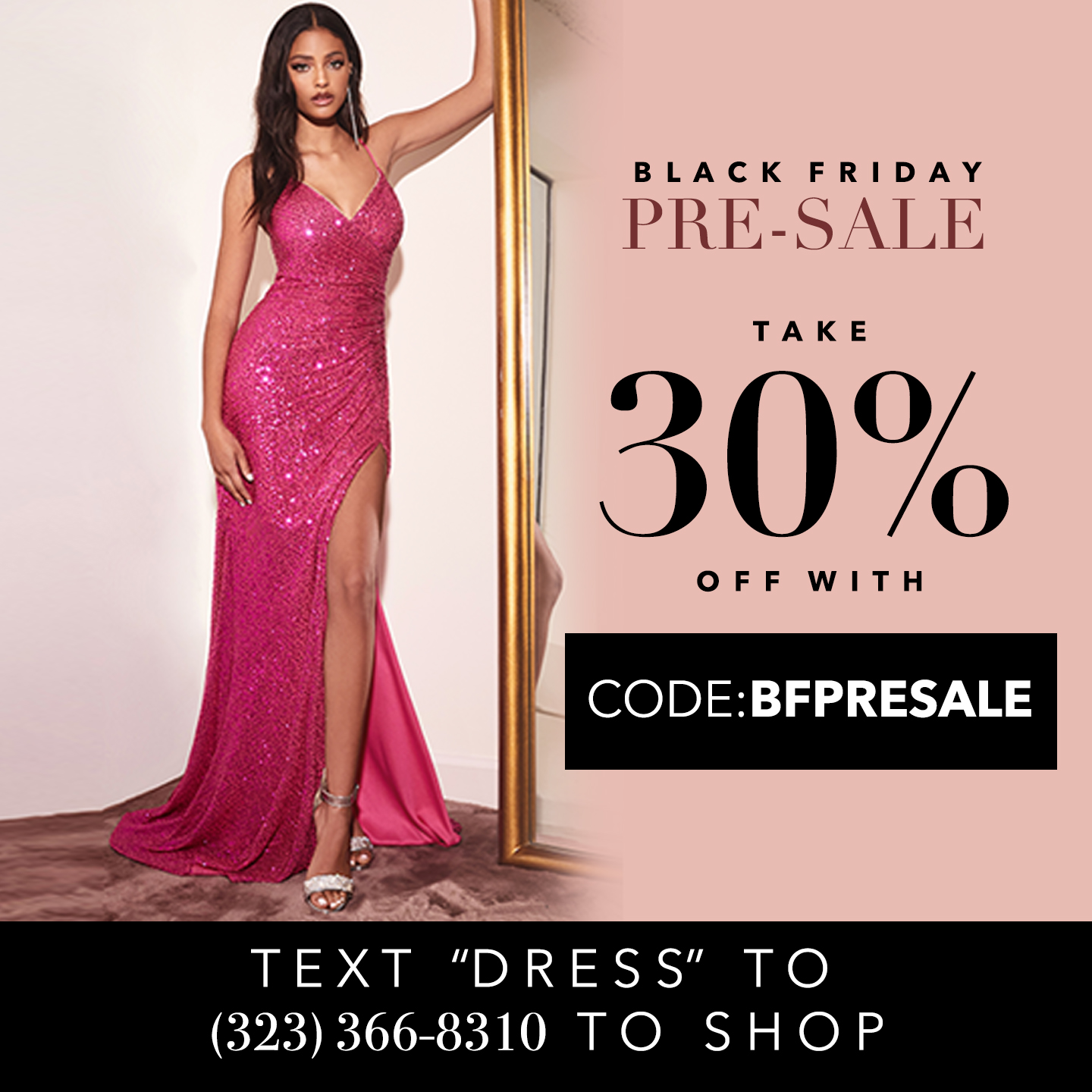 The Dress Outlet Sneak Peak of our Black Friday SALE is on Milled