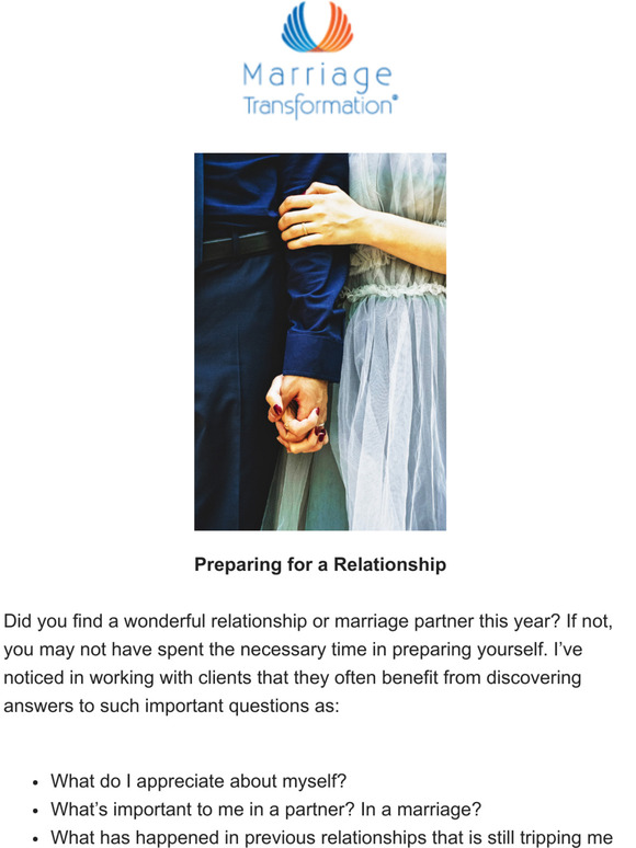 Preparing for a Partner