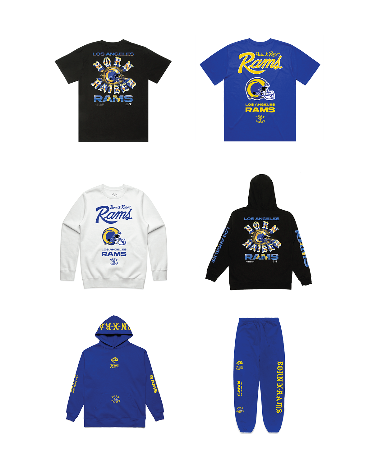 Los Angeles Rams and Born X Raised Capsule Collection