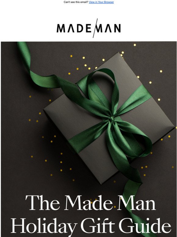 The Made Man Gift Guide 