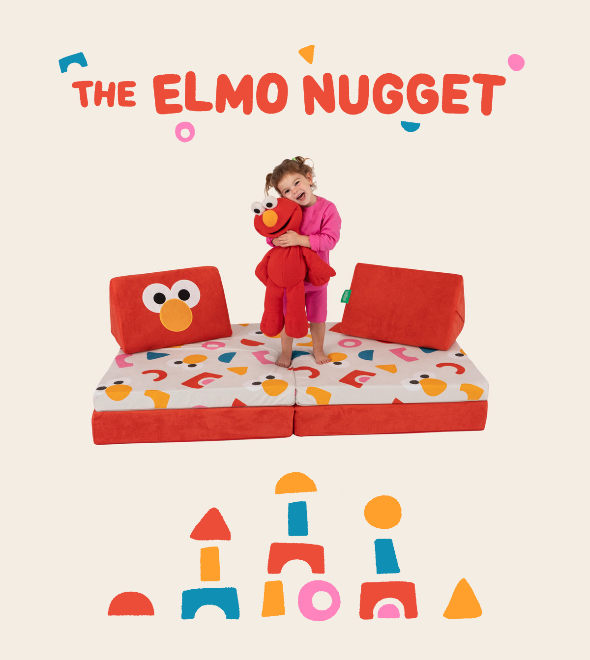 Nugget Comfort Elmo Loves Nugget! Milled