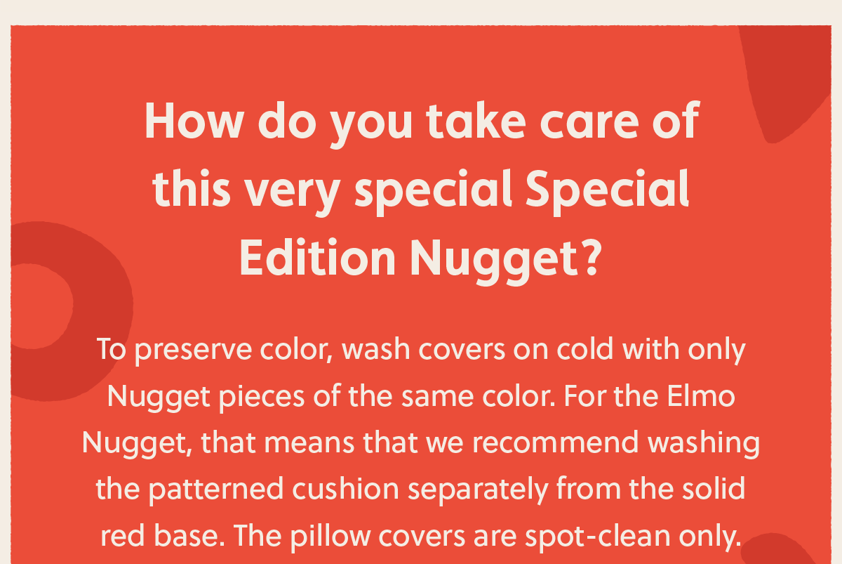 Nugget Comfort Elmo Loves Nugget! Milled