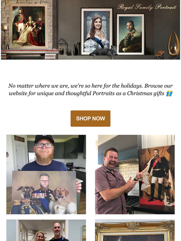 Get in the Christmas Spirit  with PopArtYou
