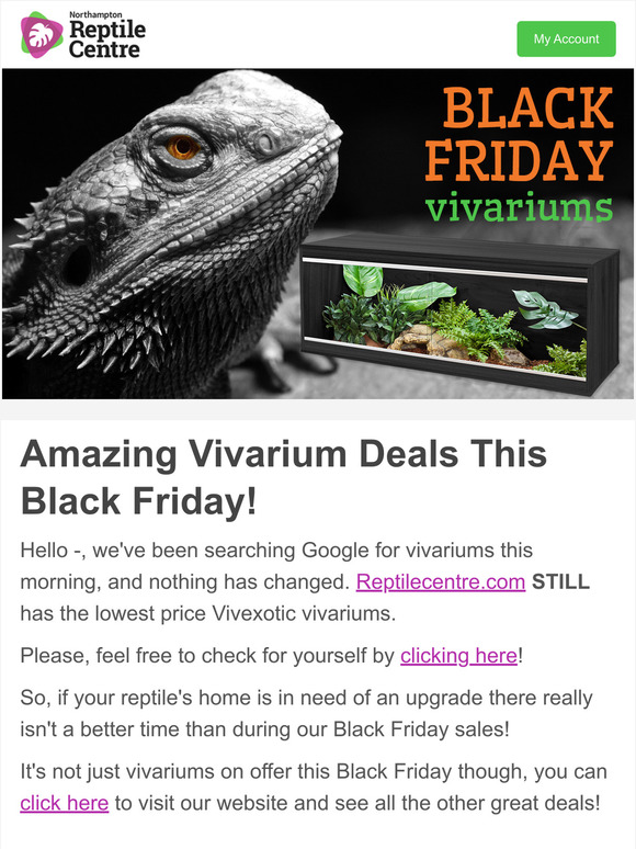 reptile black friday