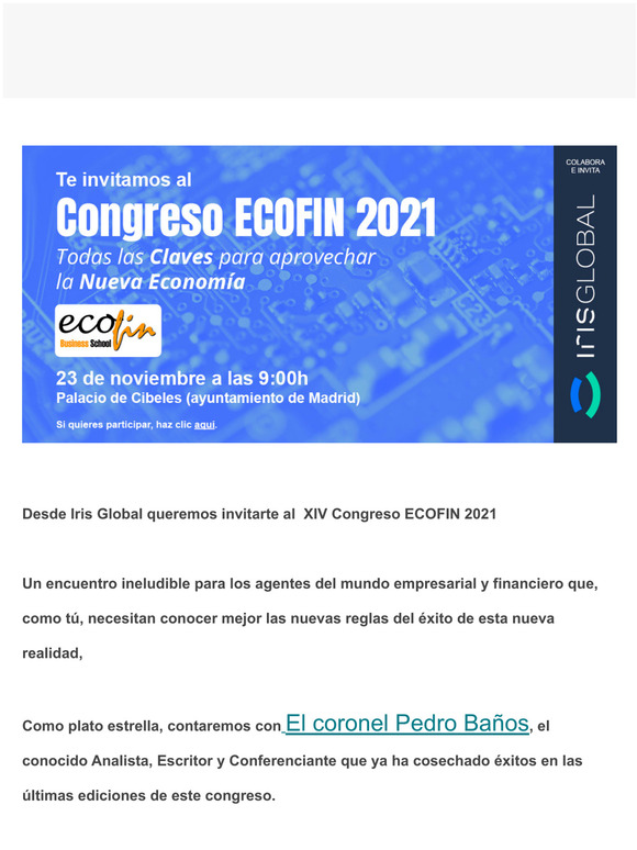 TE INVITAMOS AL CONGRESO ECOFIN 2021