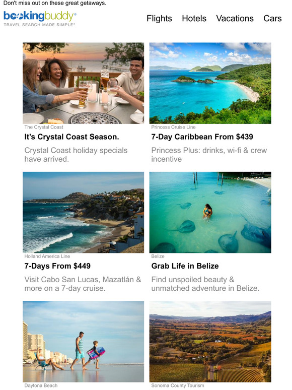 Outstanding Vacations from Around The World