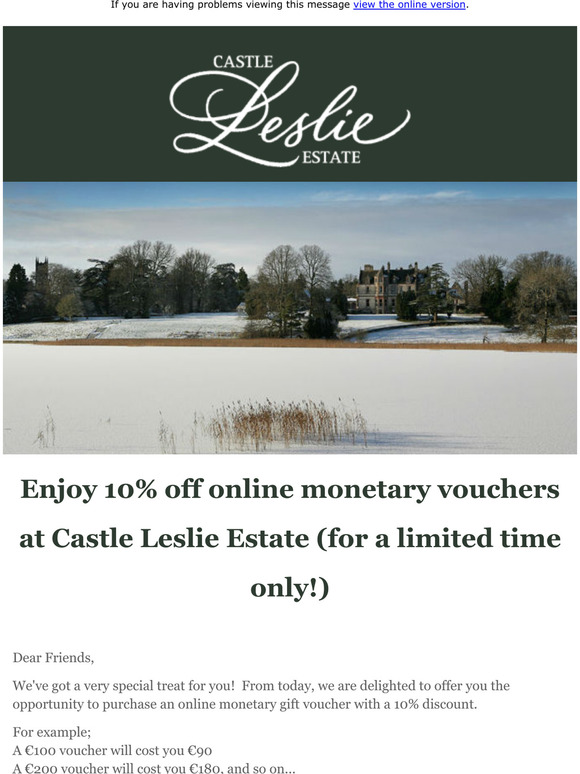 10% off monetary vouchers - FLASH SALE