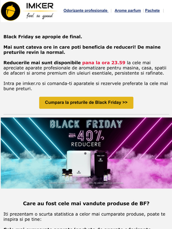 Ultimele ore cu reduceri de Black Friday. Vezi care au fost cele mai cumparate produse >>>