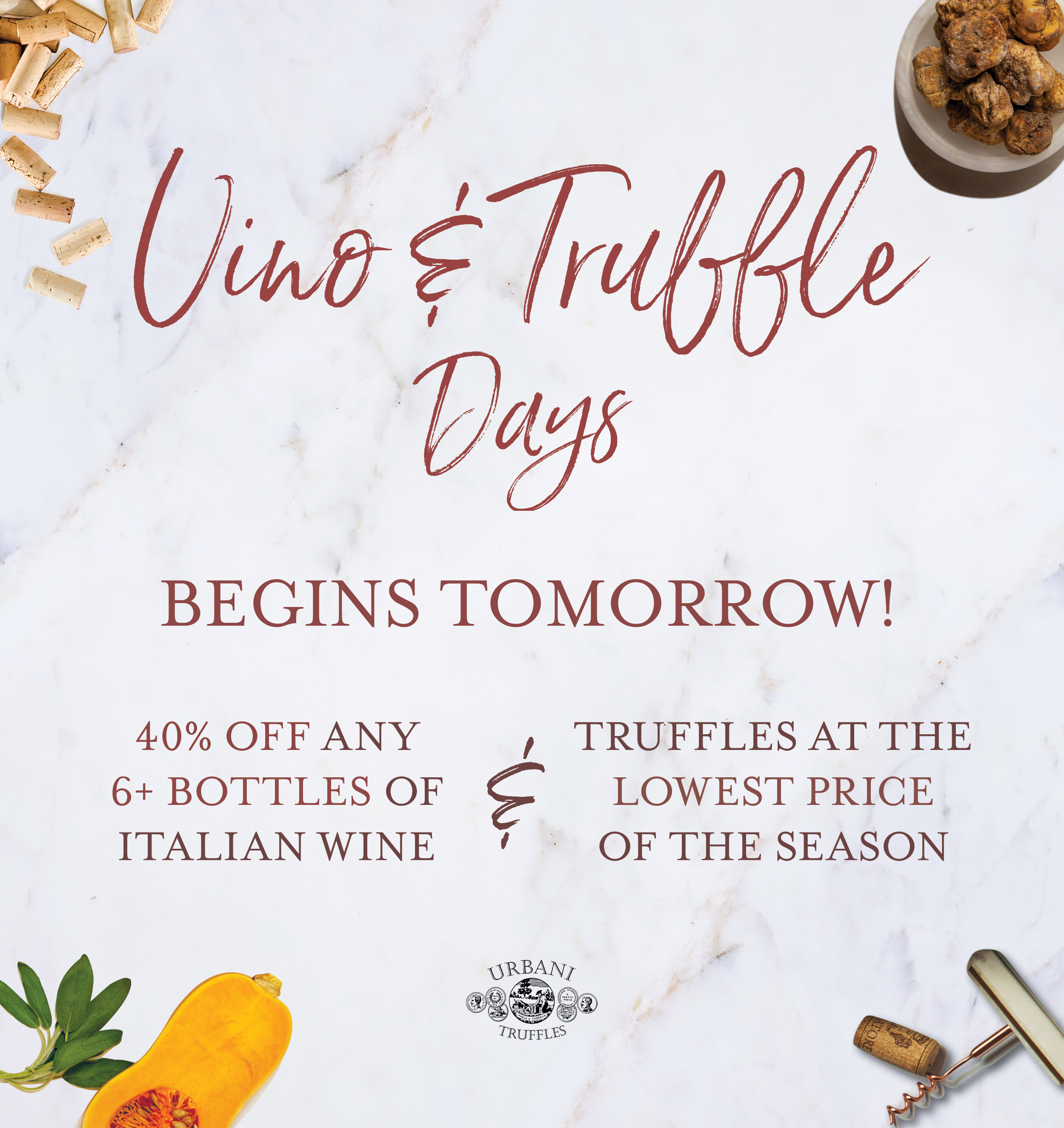eataly Vino and Truffle Days is this weekend! Milled