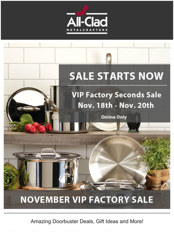 All Clad Emails from 2021