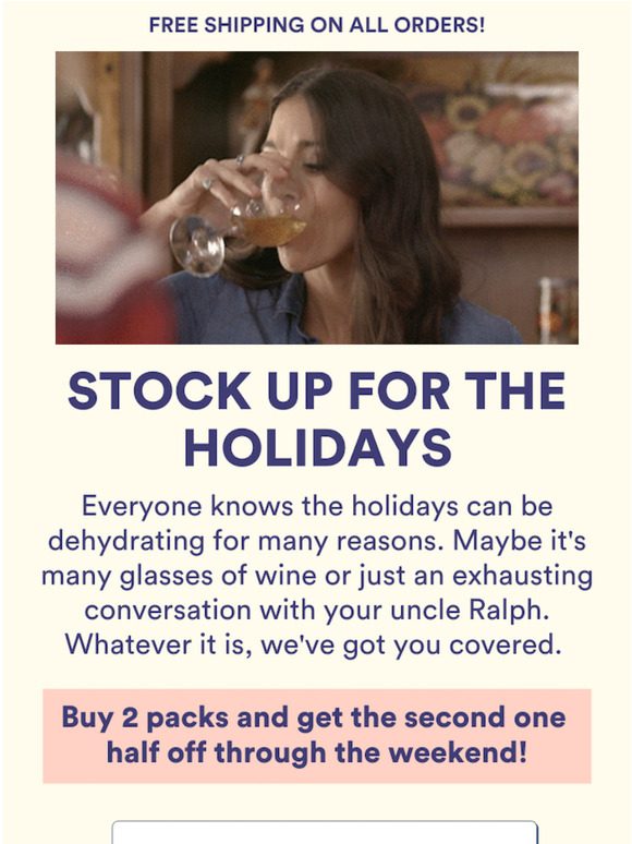Stock up on Basis for the Holidays