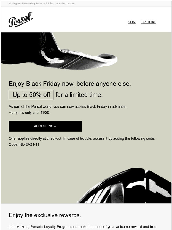 black friday persol