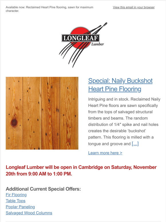 Longleaf Lumber - Cork Flooring
