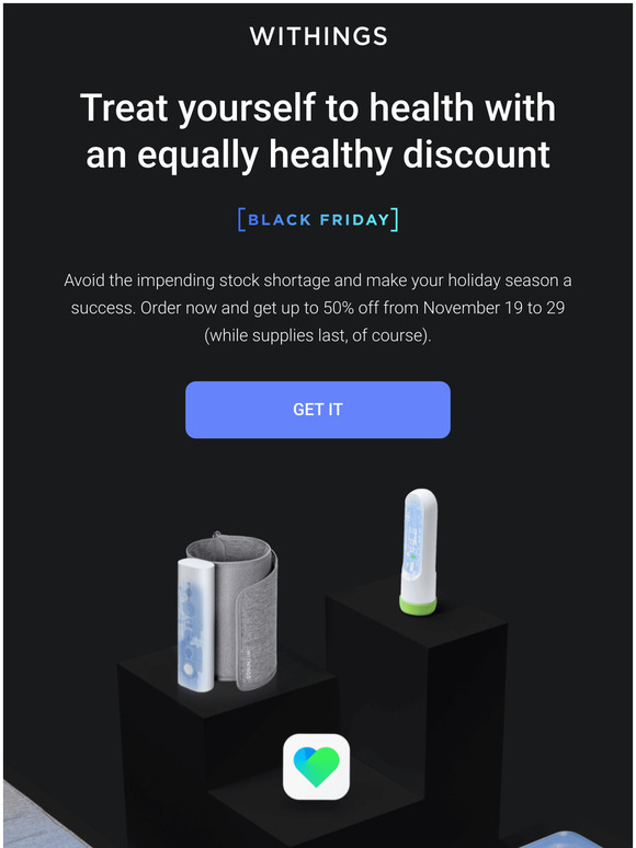 withings scanwatch black friday