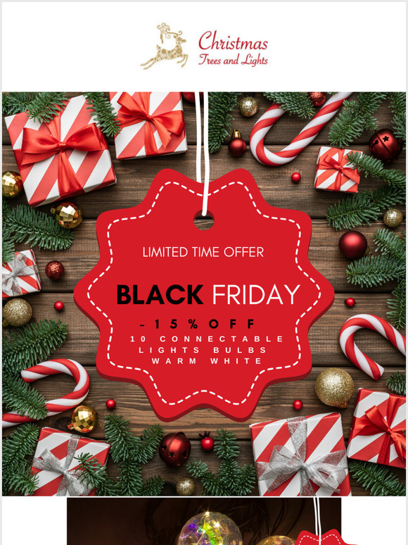 Black Friday Offer - 15% off 10 Connectable Lights Bulbs Warm White!