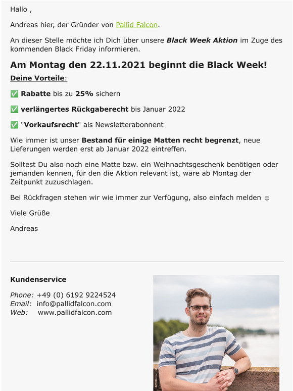  Wichtige Ankndigung: Black Week