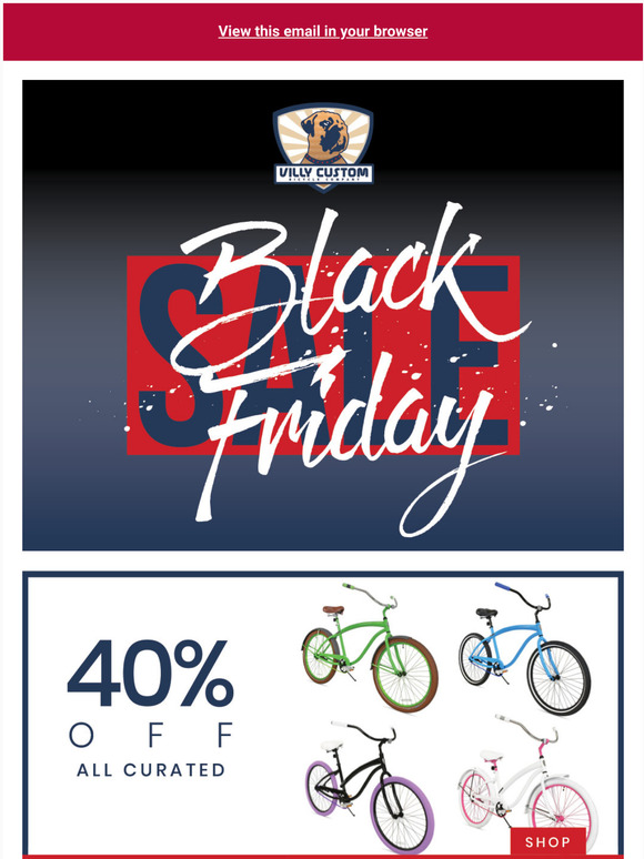 JUST IN: Black Friday Deals + a FREE Gift with any bike purchase!