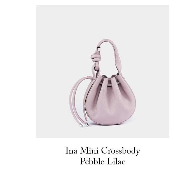Ina Mini Crossbody Pebble Lilac