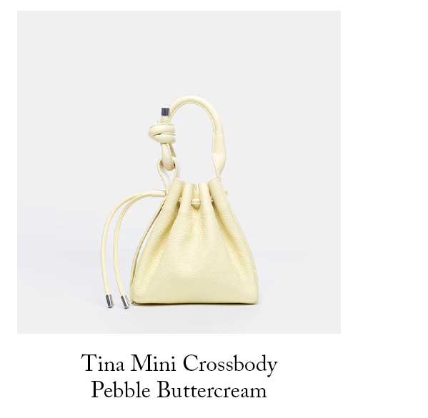 Tina Mini Crossbody Pebble Buttercream