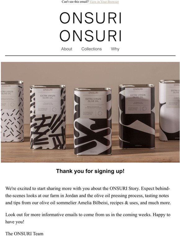Thank your for your interest in ONSURI!