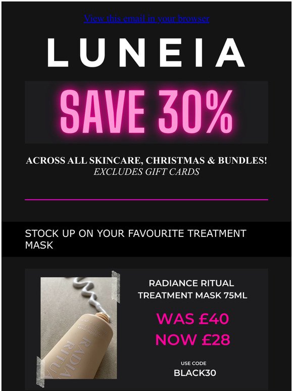 A Black Friday email worth opening! 