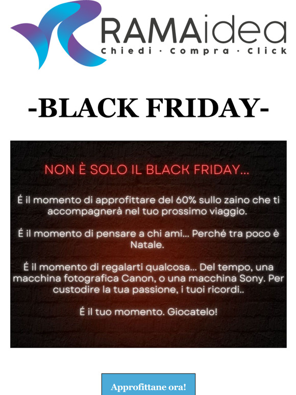 Non  solo il Black Friday...