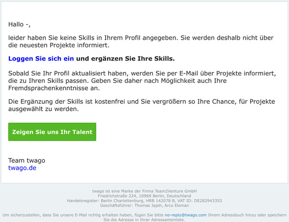 Sie verpassen die neuesten Projekte!