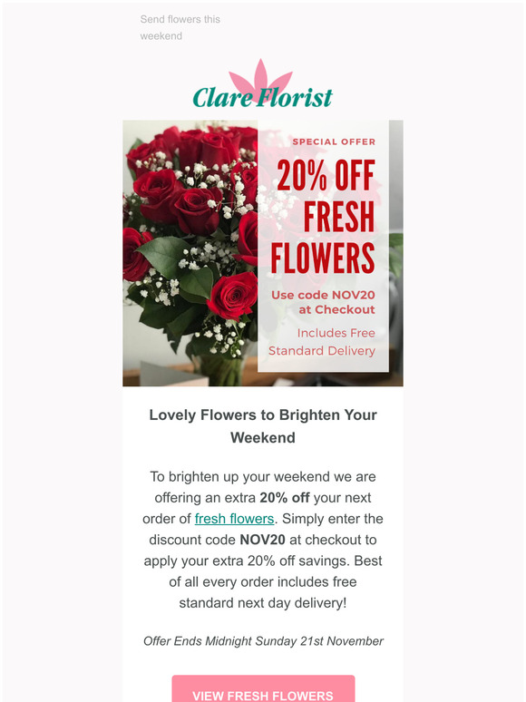 20% off with voucher code NOV20 - Ends Sunday