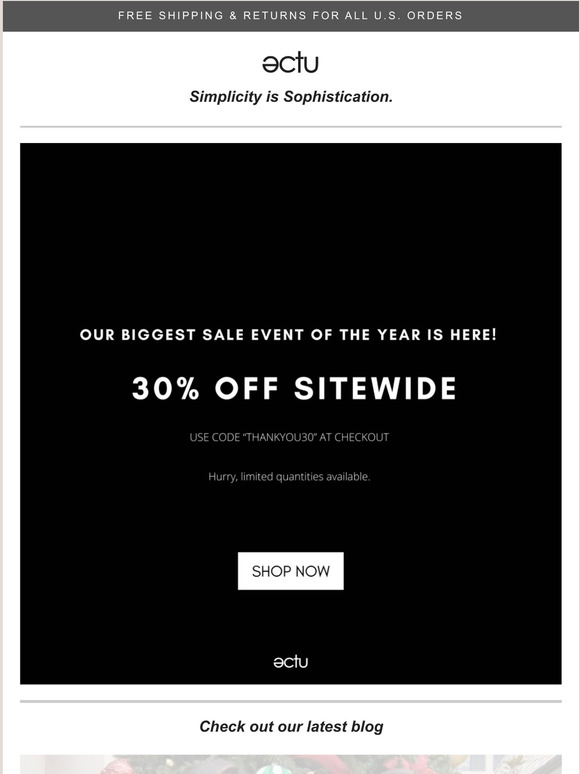 Our Biggest Sale Event is Here!