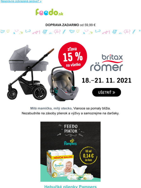 ZAVA 15 % na vetko od Britax Rmer