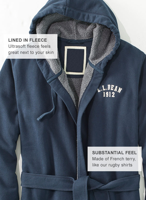hooded rugby robe