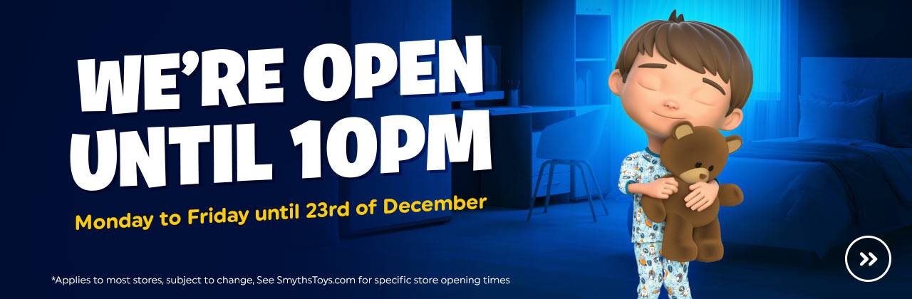 We're open late weekdays!