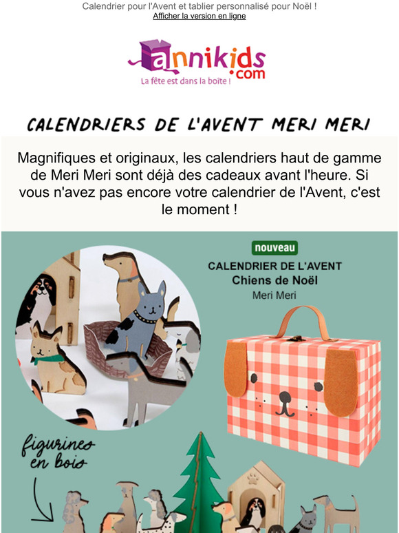Les plus beaux calendriers de l'Avent Meri Meri !