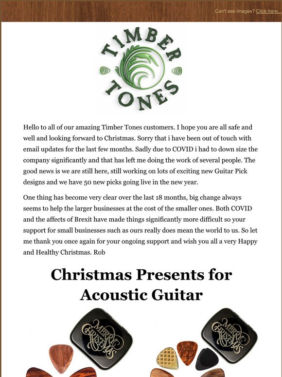 Christmas Gifts from Timber Tones !