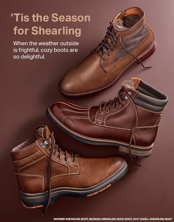 Mchugh shearling store boot