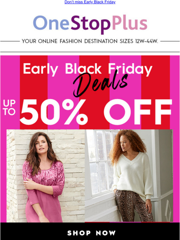 One Stop Plus OMG. Your early access to 50 OFF Milled