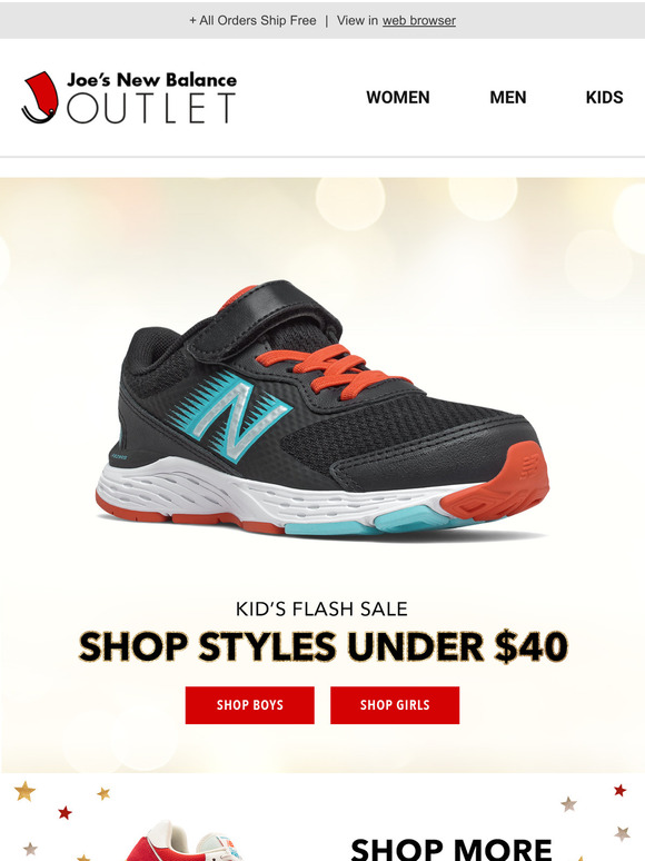 joe's new balance email