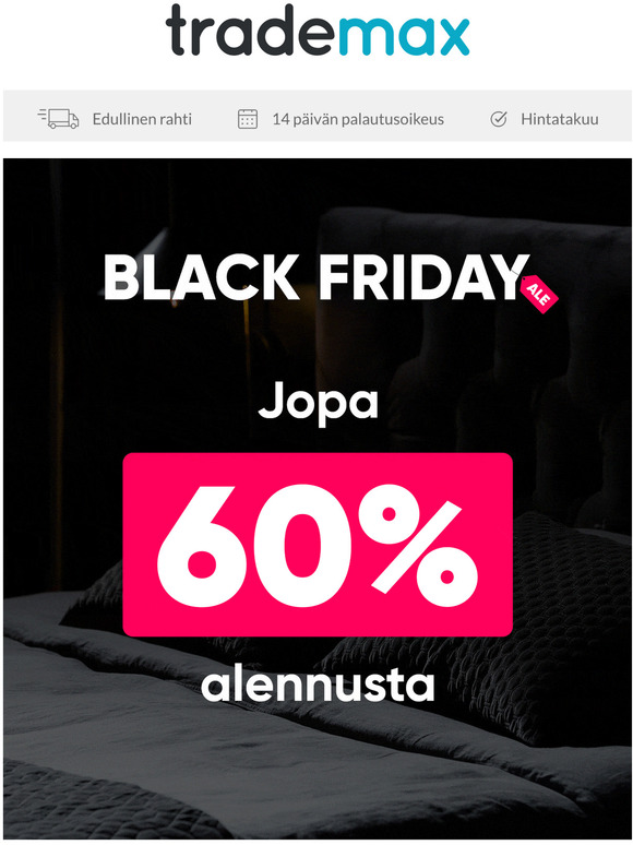 Black Friday ALE + Vliaikaiset ale-koodit vanhenevat! 