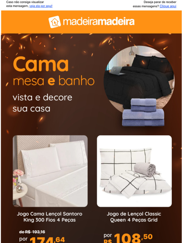 Cama, mesa e banho! Chegou a hora de renovar