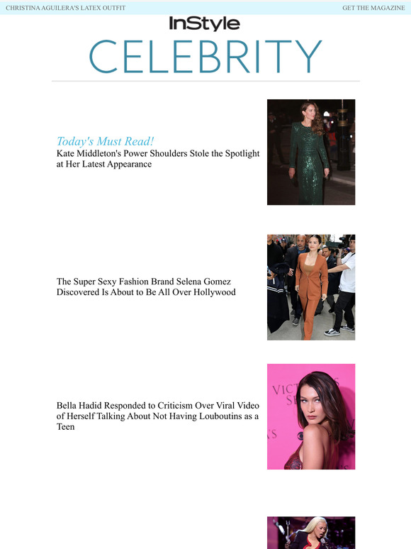 InStyle Kate Middleton's shoulder pads are her new signature